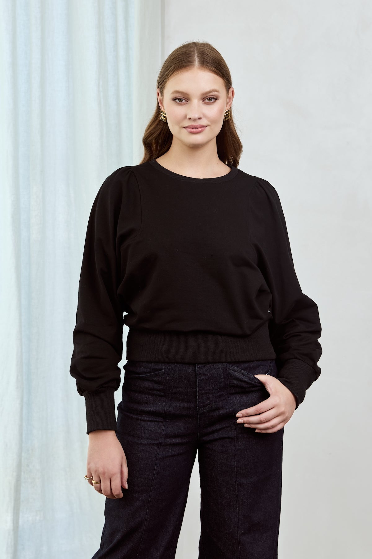 Black Batwing Jumper